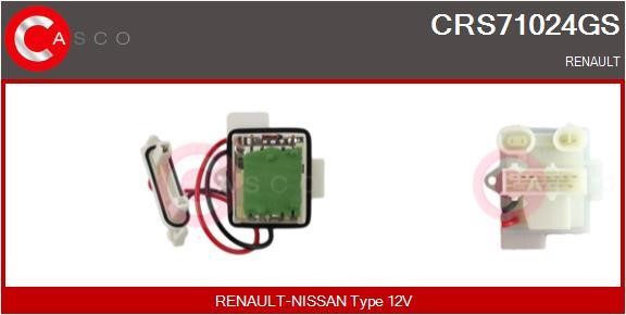 Casco CRS71024GS Сопротивление, вентилятор салона CRS71024GS: Отличная цена - Купить в Польше на 2407.PL!