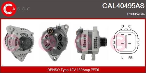 Casco CAL40495AS Alternator CAL40495AS: Buy near me in Poland at 2407.PL - Good price!