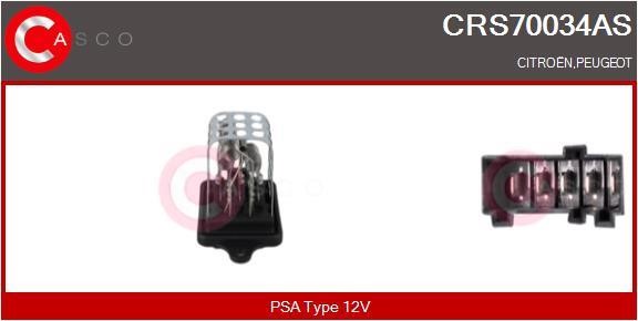 Casco CRS70034AS Resistor, interior blower CRS70034AS: Buy near me in Poland at 2407.PL - Good price!