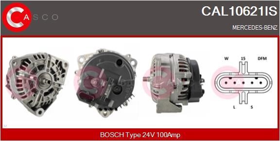 Casco CAL10621IS Alternator CAL10621IS: Buy near me in Poland at 2407.PL - Good price!