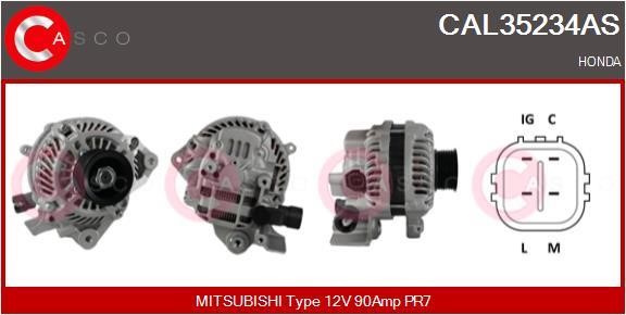 Casco CAL35234AS Alternator CAL35234AS: Buy near me in Poland at 2407.PL - Good price!