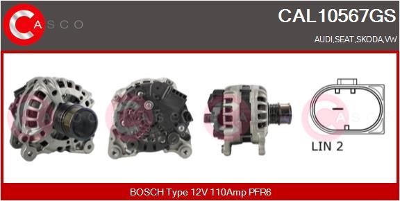 Casco CAL10567GS Alternator CAL10567GS: Buy near me in Poland at 2407.PL - Good price!