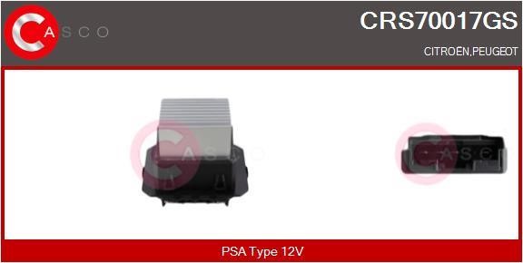Casco CRS70017GS Сопротивление, вентилятор салона CRS70017GS: Отличная цена - Купить в Польше на 2407.PL!
