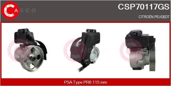 Casco CSP70117GS Hydraulic Pump, steering system CSP70117GS: Buy near me in Poland at 2407.PL - Good price!