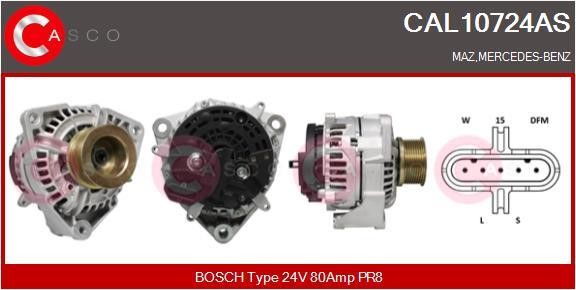 Casco CAL10724AS Alternator CAL10724AS: Buy near me in Poland at 2407.PL - Good price!