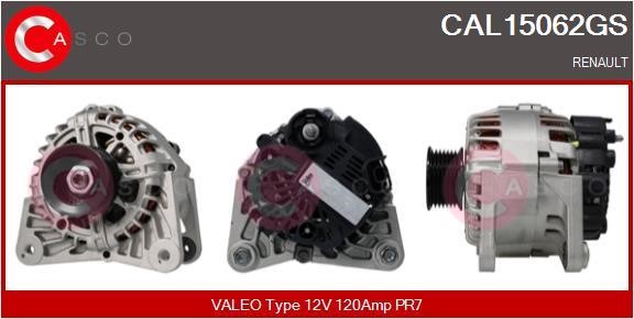 Casco CAL15062GS Alternator CAL15062GS: Buy near me in Poland at 2407.PL - Good price!