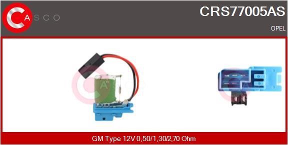 Casco CRS77005AS Resistor, interior blower CRS77005AS: Buy near me in Poland at 2407.PL - Good price!