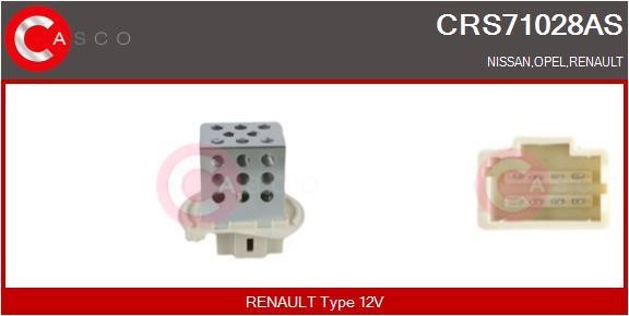 Casco CRS71028AS Resistor, interior blower CRS71028AS: Buy near me in Poland at 2407.PL - Good price!