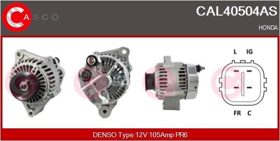 Casco CAL40504AS Alternator CAL40504AS: Buy near me in Poland at 2407.PL - Good price!