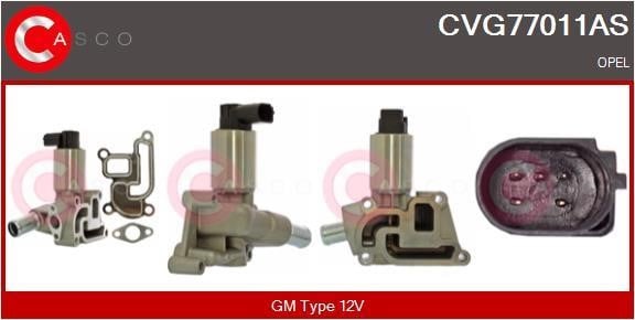 Casco CVG77011AS Клапан рециркуляции отработанных газов EGR CVG77011AS: Отличная цена - Купить в Польше на 2407.PL!