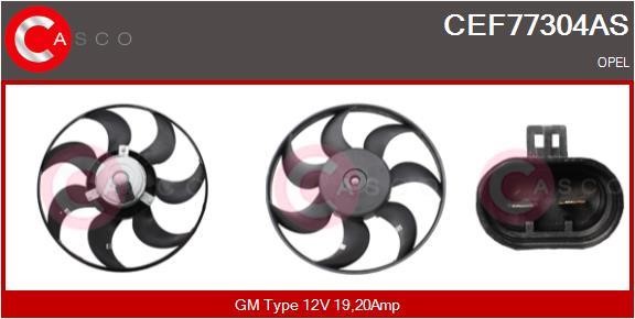 Casco CEF77304AS Вентилятор радиатора охлаждения CEF77304AS: Отличная цена - Купить в Польше на 2407.PL!