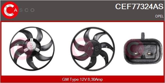 Casco CEF77324AS Вентилятор радиатора охлаждения CEF77324AS: Отличная цена - Купить в Польше на 2407.PL!