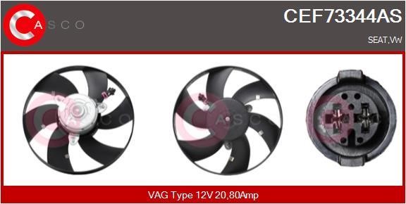 Casco CEF73344AS Вентилятор радіатора охолодження CEF73344AS: Приваблива ціна - Купити у Польщі на 2407.PL!