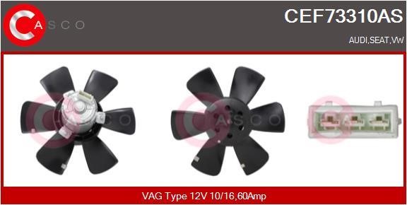 Casco CEF73310AS Вентилятор радиатора охлаждения CEF73310AS: Отличная цена - Купить в Польше на 2407.PL!