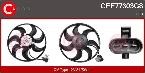 Casco CEF77303GS Вентилятор радиатора охлаждения CEF77303GS: Отличная цена - Купить в Польше на 2407.PL!