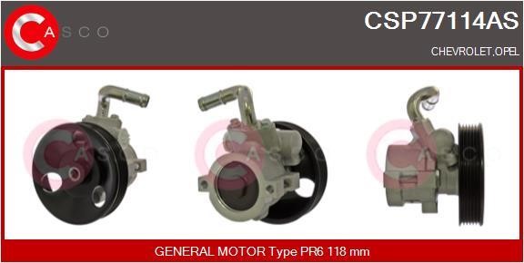 Casco CSP77114AS Hydraulic Pump, steering system CSP77114AS: Buy near me in Poland at 2407.PL - Good price!