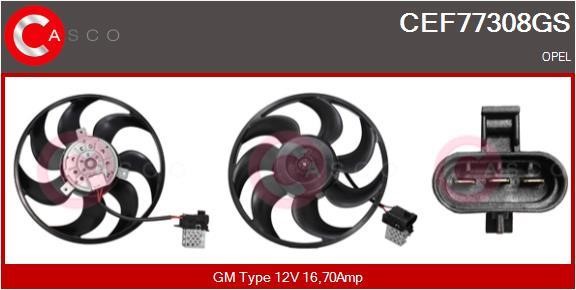 Casco CEF77308GS Hub, engine cooling fan wheel CEF77308GS: Buy near me in Poland at 2407.PL - Good price!