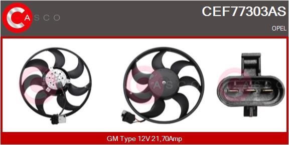 Casco CEF77303AS Hub, engine cooling fan wheel CEF77303AS: Buy near me at 2407.PL in Poland at an Affordable price!