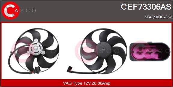 Casco CEF73306AS Вентилятор радіатора охолодження CEF73306AS: Приваблива ціна - Купити у Польщі на 2407.PL!