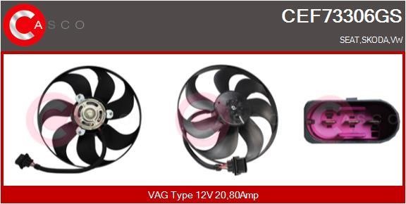 Casco CEF73306GS Hub, engine cooling fan wheel CEF73306GS: Buy near me in Poland at 2407.PL - Good price!