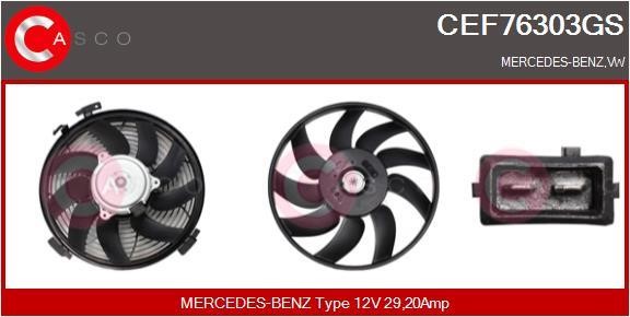 Casco CEF76303GS Hub, engine cooling fan wheel CEF76303GS: Buy near me in Poland at 2407.PL - Good price!