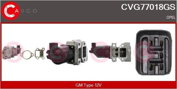 Casco CVG77018GS Клапан рециркуляции отработанных газов EGR CVG77018GS: Отличная цена - Купить в Польше на 2407.PL!