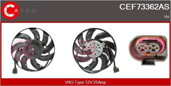 Casco CEF73362AS Hub, engine cooling fan wheel CEF73362AS: Buy near me in Poland at 2407.PL - Good price!