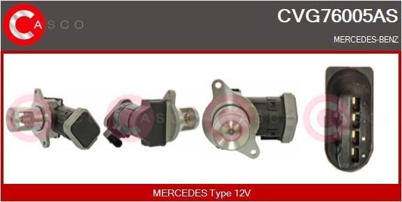 Casco CVG76005AS Клапан рециркуляции отработанных газов EGR CVG76005AS: Отличная цена - Купить в Польше на 2407.PL!