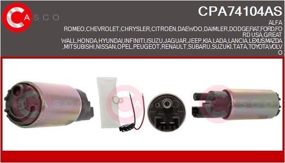 Casco CPA74104AS Fuel pump CPA74104AS: Buy near me at 2407.PL in Poland at an Affordable price!