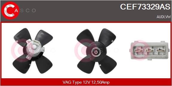 Casco CEF73329AS Вентилятор радиатора охлаждения CEF73329AS: Отличная цена - Купить в Польше на 2407.PL!