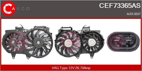 Casco CEF73365AS Вентилятор радиатора охлаждения CEF73365AS: Отличная цена - Купить в Польше на 2407.PL!