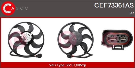 Casco CEF73361AS Вентилятор радиатора охлаждения CEF73361AS: Отличная цена - Купить в Польше на 2407.PL!