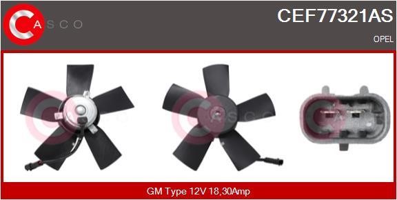 Casco CEF77321AS Вентилятор радиатора охлаждения CEF77321AS: Отличная цена - Купить в Польше на 2407.PL!