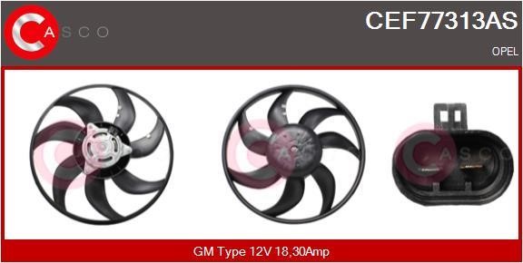 Casco CEF77313AS Вентилятор радіатора охолодження CEF77313AS: Приваблива ціна - Купити у Польщі на 2407.PL!