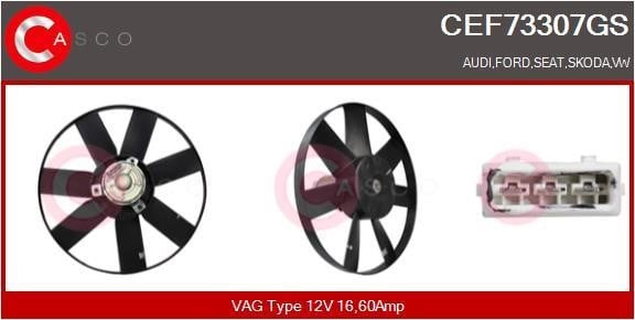 Casco CEF73307GS Hub, engine cooling fan wheel CEF73307GS: Buy near me in Poland at 2407.PL - Good price!