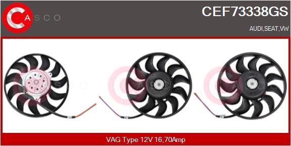 Casco CEF73338GS Вентилятор радиатора охлаждения CEF73338GS: Отличная цена - Купить в Польше на 2407.PL!