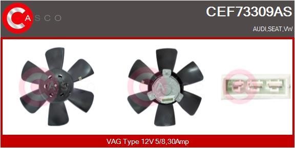 Casco CEF73309AS Вентилятор радіатора охолодження CEF73309AS: Приваблива ціна - Купити у Польщі на 2407.PL!