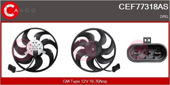 Casco CEF77318AS Hub, engine cooling fan wheel CEF77318AS: Buy near me in Poland at 2407.PL - Good price!
