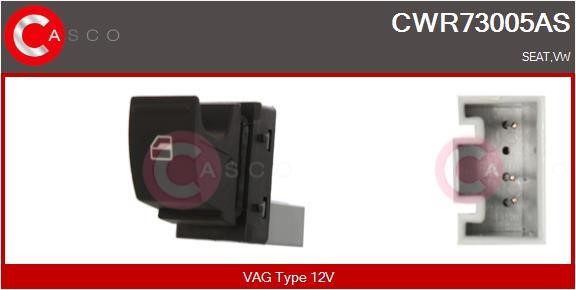 Casco CWR73005AS Power window button CWR73005AS: Buy near me in Poland at 2407.PL - Good price!