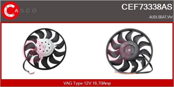 Casco CEF73338AS Вентилятор радиатора охлаждения CEF73338AS: Отличная цена - Купить в Польше на 2407.PL!