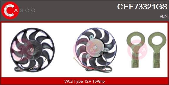 Casco CEF73321GS Вентилятор радіатора охолодження CEF73321GS: Приваблива ціна - Купити у Польщі на 2407.PL!