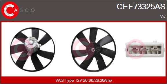 Casco CEF73325AS Hub, engine cooling fan wheel CEF73325AS: Buy near me in Poland at 2407.PL - Good price!