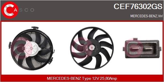 Casco CEF76302GS Hub, engine cooling fan wheel CEF76302GS: Buy near me in Poland at 2407.PL - Good price!