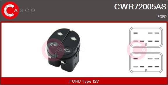 Casco CWR72005AS Window regulator button block CWR72005AS: Buy near me in Poland at 2407.PL - Good price!