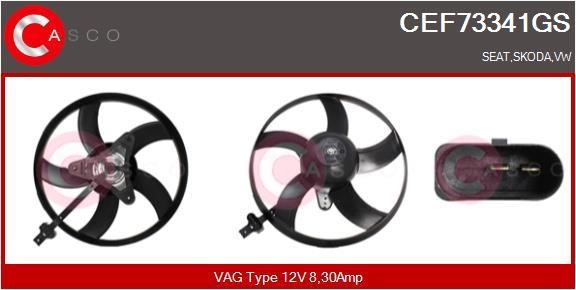 Casco CEF73341GS Вентилятор радиатора охлаждения CEF73341GS: Отличная цена - Купить в Польше на 2407.PL!