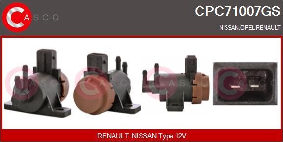 Casco CPC71007GS Pressure Converter, exhaust control CPC71007GS: Buy near me at 2407.PL in Poland at an Affordable price!