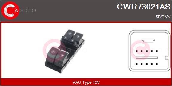 Casco CWR73021AS Blok przycisków podnośnika szyby CWR73021AS: Dobra cena w Polsce na 2407.PL - Kup Teraz!