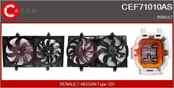 Casco CEF71010AS Electric Motor, radiator fan CEF71010AS: Buy near me in Poland at 2407.PL - Good price!