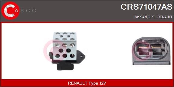 Casco CRS71047AS Дополнительный резистор, электромотор - вентилятор радиатора CRS71047AS: Отличная цена - Купить в Польше на 2407.PL!