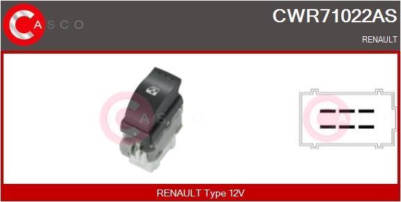 Casco CWR71022AS Power window button CWR71022AS: Buy near me at 2407.PL in Poland at an Affordable price!